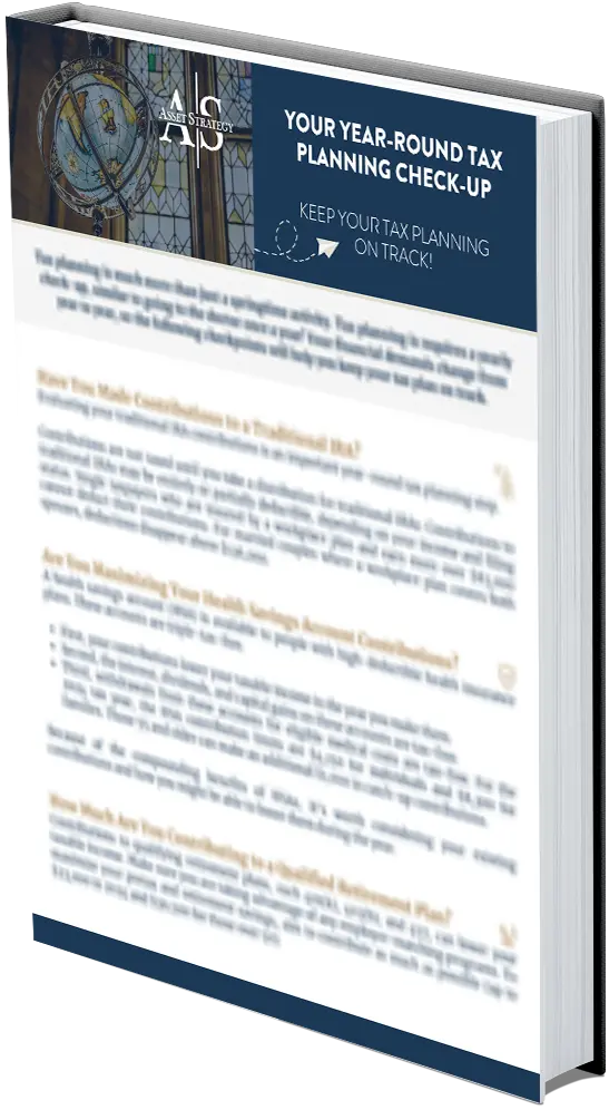 Cover of the Tax Planning Year-Round Check-up guide