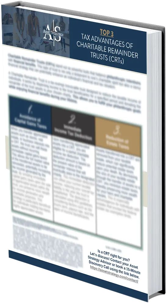Cover of Top 3 Tax Advantages - Charitable Remainder Trusts