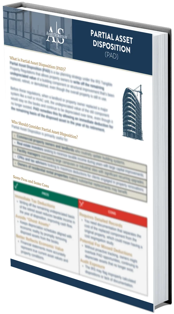 Cover of Partial Asset Disposition (PAD)