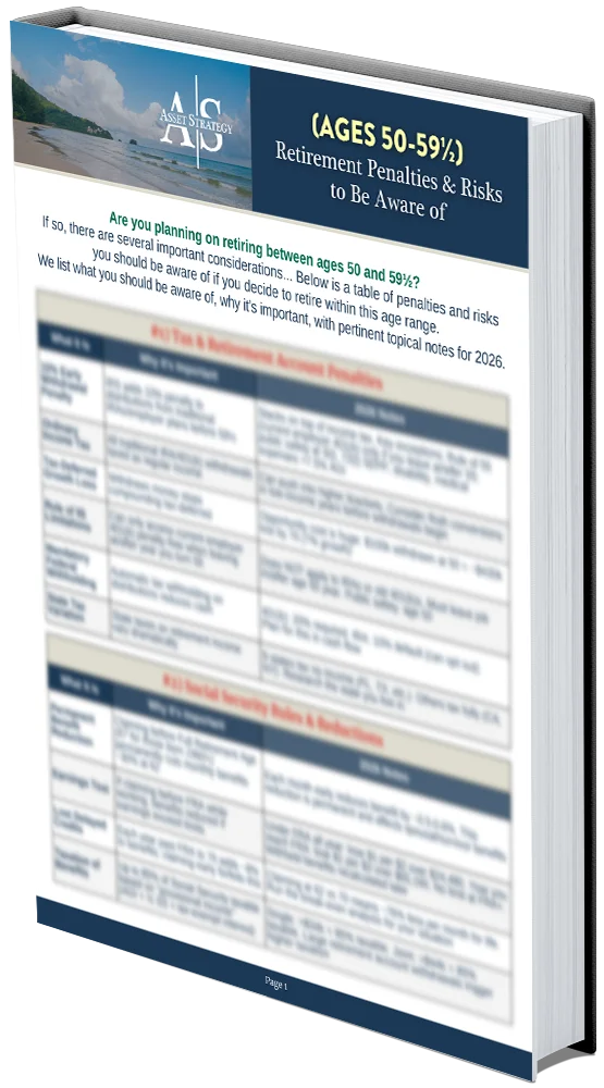 Cover of Retirement Risks and Penalties 50-59½